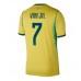 Brasil Vinicius Junior #7 Hjemmedrakt VM 2026 Korte ermer